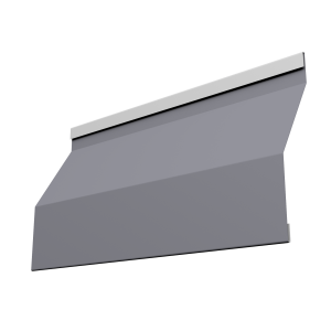 Ламель забора жалюзи Milan Slim 0,5 Satin с пленкой RAL 7004 сигнальный серый