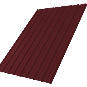 Профнастил С10B 0,45 Drap TR RAL 3005 красное вино