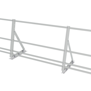 Ограждение кровельное со снегозадержателем на фальц Optima 0,65х2м RAL 7035