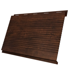 Софит Вертикаль 0,2 Grand Line gofr 0,45 Print Premium с пленкой Cherry Wood Dark FTC