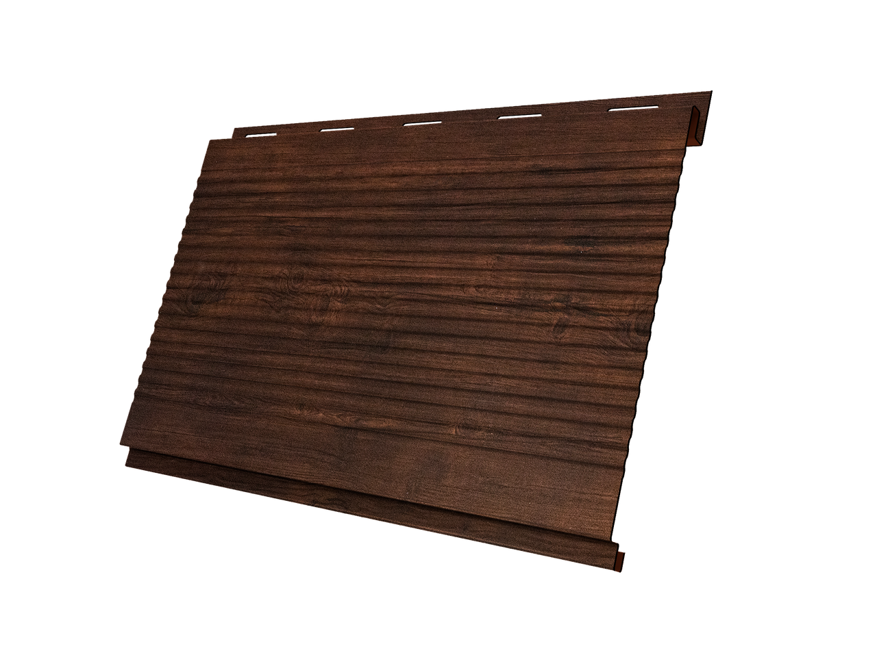 Софит Вертикаль 0,2 Grand Line gofr 0,45 Print Premium с пленкой Cherry Wood Dark FTC