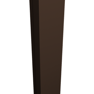 Крепежная планка нижняя Texas 0,45 PE-Double RAL 8017 шоколад (2,5м)