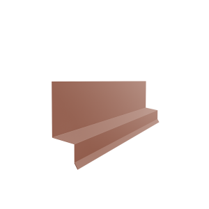 Отлив верхний фальц 0,5 Satin Matt RAL 8004 терракота (3м)
