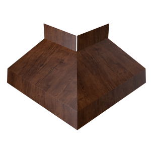 Угол отлива внешний 50 0,4 Print Premium с пленкой Cherry Wood Fresh TwinColor