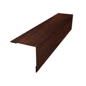 Планка завершающая 50х50 жалюзи Milan 0,45 Print Premium Cherry Wood Dark FTC (2,5м)