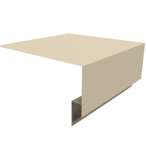 Планка околооконная сложная 250х75х18 (j-фаска) 0,45 Print Elite Milky Wood TwinColor (3м)