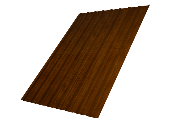 Профнастил С10A 0,4 Print Premium Golden Wood Intense FTC
