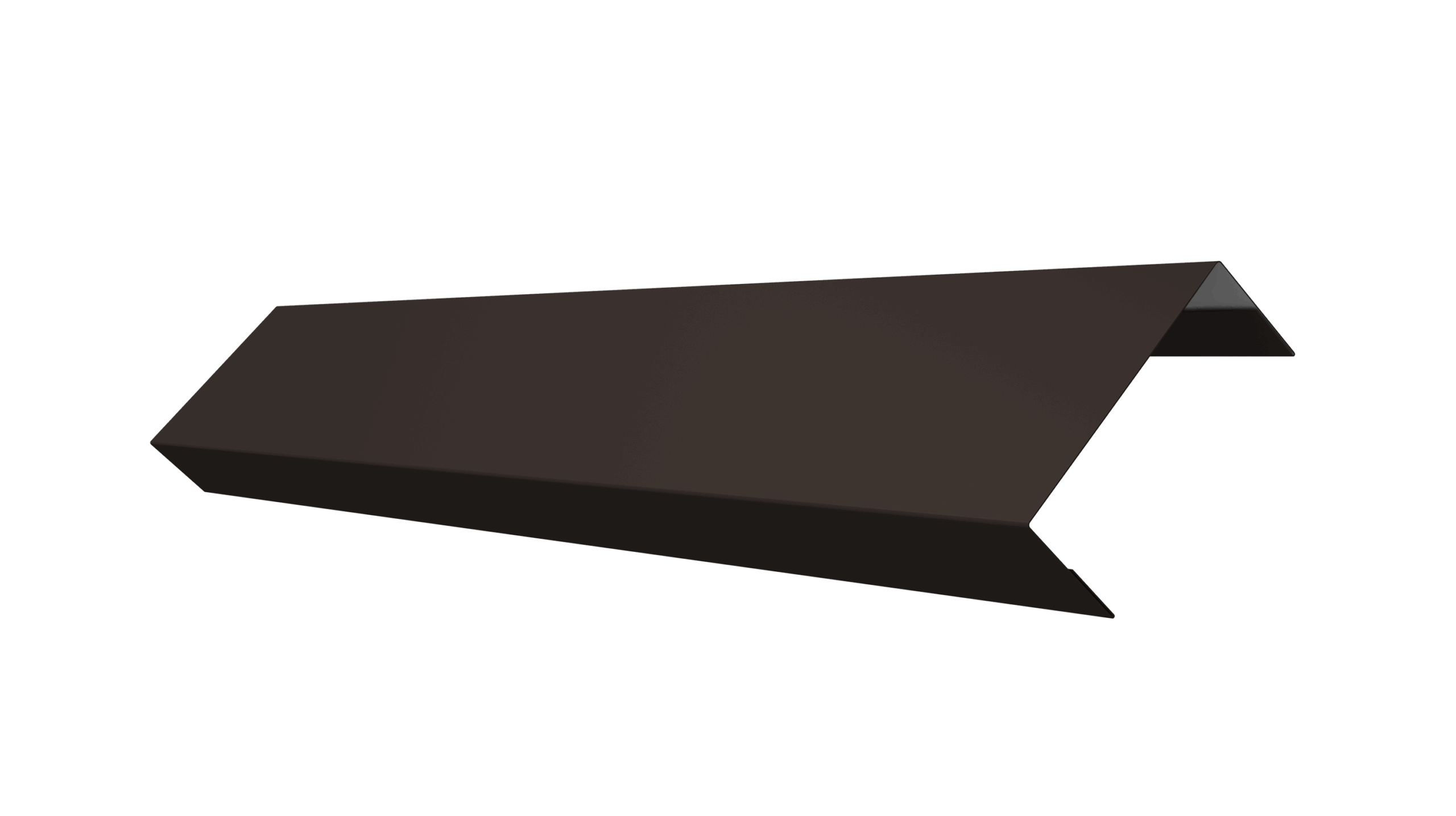 Ламель обратная 50 забора жалюзи Texas 0,45 Drap с пленкой RR 32 темно-коричневый