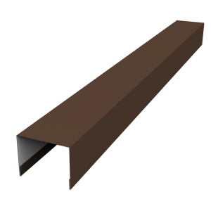 Крышка жалюзи Palermo 0,5 Rooftop Бархат RAL 8017 шоколад (2м)