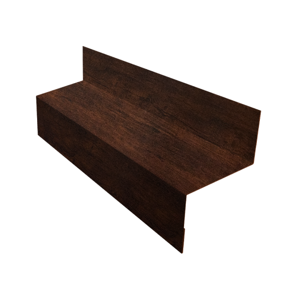 Отлив межэтажный 45 0,4 Print Premium Cherry Wood Dark FTC (3м)