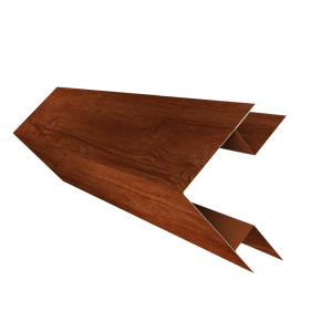 Планка угла внешнего сложного Экобрус Grand Line 0,45 Print Elite с пленкой Rowan TwinColor (2м)