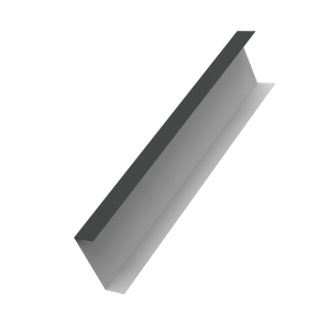 Декоративная накладка на столб универсальная 80х80 для забора жалюзи 0,5 Drap TX RAL 7016 антрацитово-серый (2,5м)