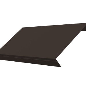 Ламель обратная 150 забора жалюзи Texas 0,45 Drap-double TX RR 32 темно-коричневый