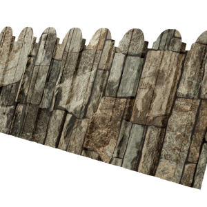 Профнастил C10B фигурный 0,45 Print Elite Fine Stone TwinColor
