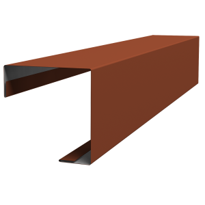 Угол внешний простой фальц 0,5 Satin Matt RAL 8004 терракота (3м)