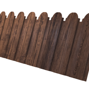 Профнастил C10B фигурный 0,45 Print-Double Premium Antique Wood