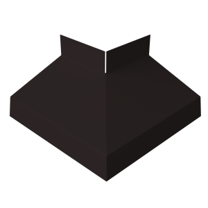 Угол отлива внешний 70 0,5 PurLite Matt с пленкой RAL 9005 черный