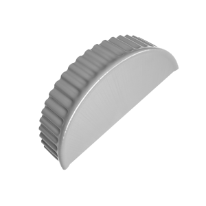 Заглушка малая торцевая 0,45 PE RAL 9003 сигнальный белый