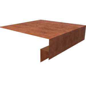 Планка околооконная сложная Экобрус Grand Line 250х50х25 0,45 Print Premium Rowan Wood Intense FTC (3м)