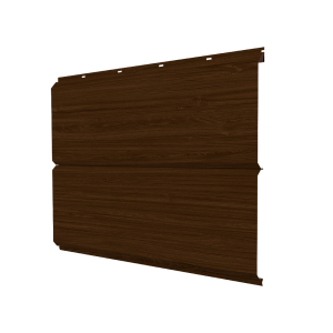 Софит ЭкоБрус new без перфорации 0,45 Print Elite Choco Wood TwinColor
