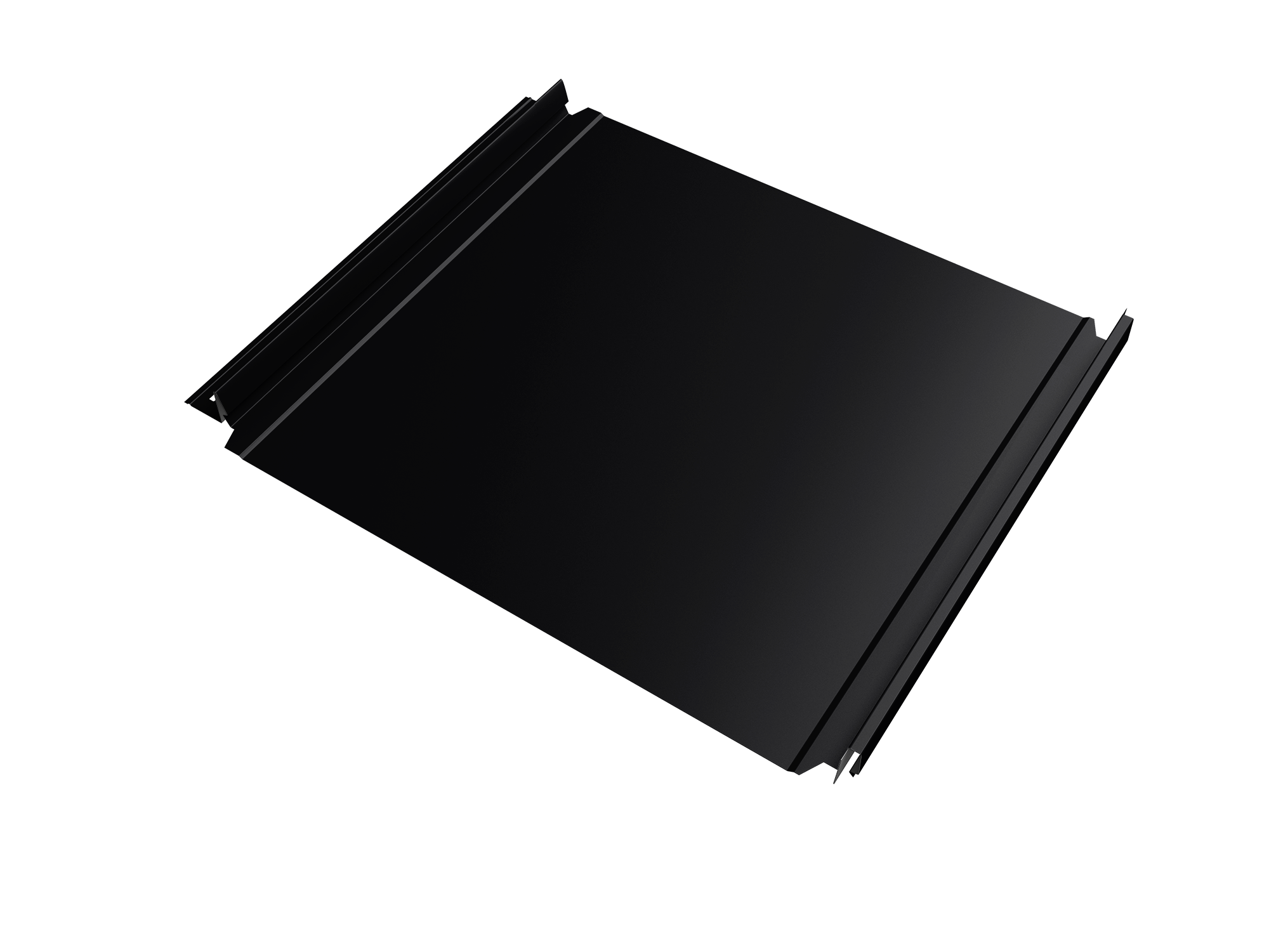 Кликфальц Double Pro Grand Line 0,5 Satin Matt TX с пленкой на замках RAL 9005 черный
