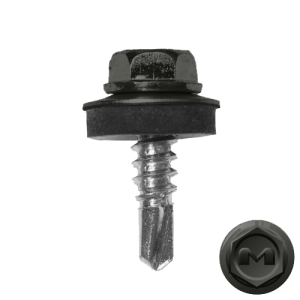 Саморез по металлу Daxmer 5,5х19 (250шт) сверло №3 RAL 7022