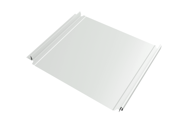 Кликфальц Double Pro Grand Line 0,45 Drap с пленкой на замках RAL 9003 сигнальный белый