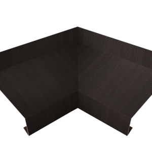 Угол отлива внутренний 70 0,45 Print Elite с пленкой Coffee Wood TwinColor