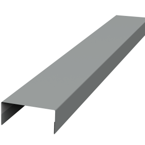 Крышка 45х20 жалюзи Texas 0,5 Satin RAL 9006 бело-алюминиевый (3м)