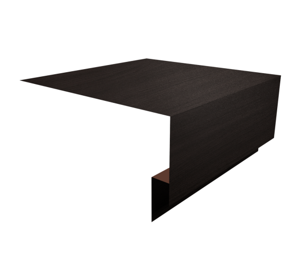 Планка околооконная сложная 250х75х18 (j-фаска) 0,45 Print Elite Coffee Wood TwinColor (2м)