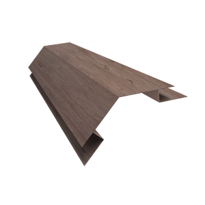 Планка угла внешнего сложного 135 градусов Экобрус Grand Line 0,45 Print Elite White Wood TwinColor (3м)