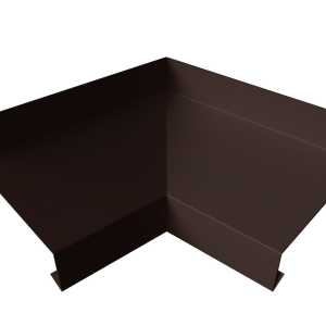 Угол отлива внутренний 50 0,45 Drap TwinColor с пленкой RAL 8017 шоколад