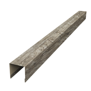 Планка вертикальная лицевая для забора жалюзи Palermo 0,45 Print Elite Nordic Wood TwinColor (1,8м)