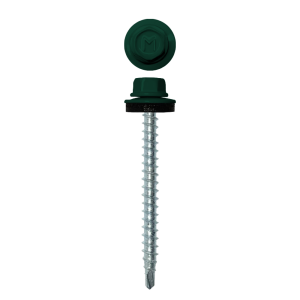 Саморез кровельный Daxmer 4,8х50 (150шт) сверло №1 RAL 6005