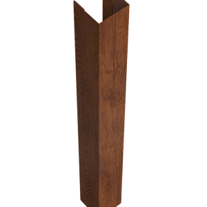 Стойка жалюзи Texas для монтажа без крепежного вкладыша 0,45 Print Premium Golden Wood Fresh TwinColor (2,5м)