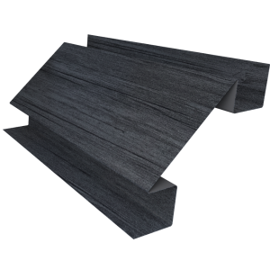 Планка угла внутреннего сложного Блок-Хаус new Grand Line 0,45 Print Premium Grey Wood TwinColor (2м)