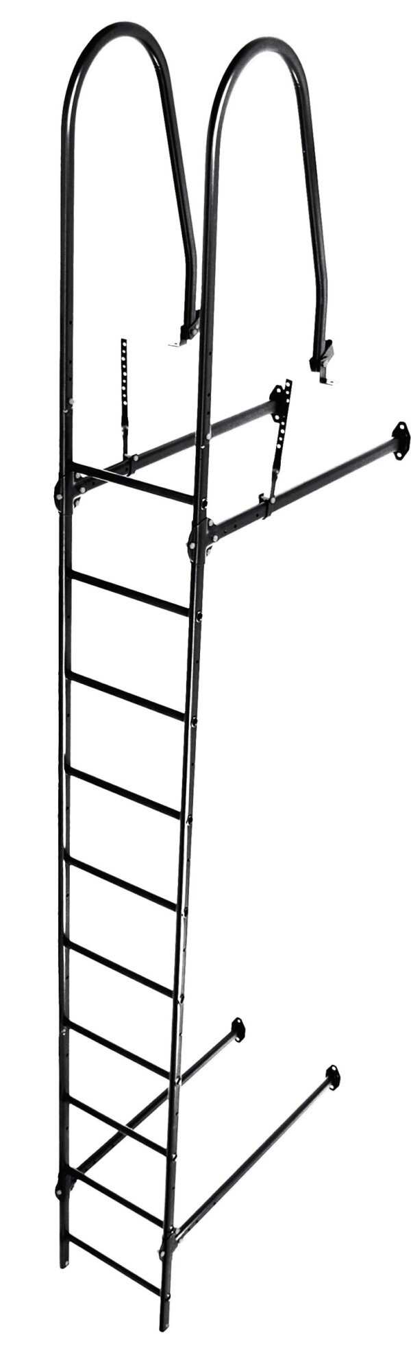 Лестница стеновая Grand Line RAL 9005 Matte 2,76м
