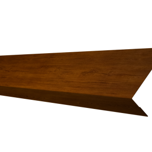 Ламель лицевая 50 забора жалюзи Texas 0,45 Print-Double Premium с пленкой Golden Wood Intense F