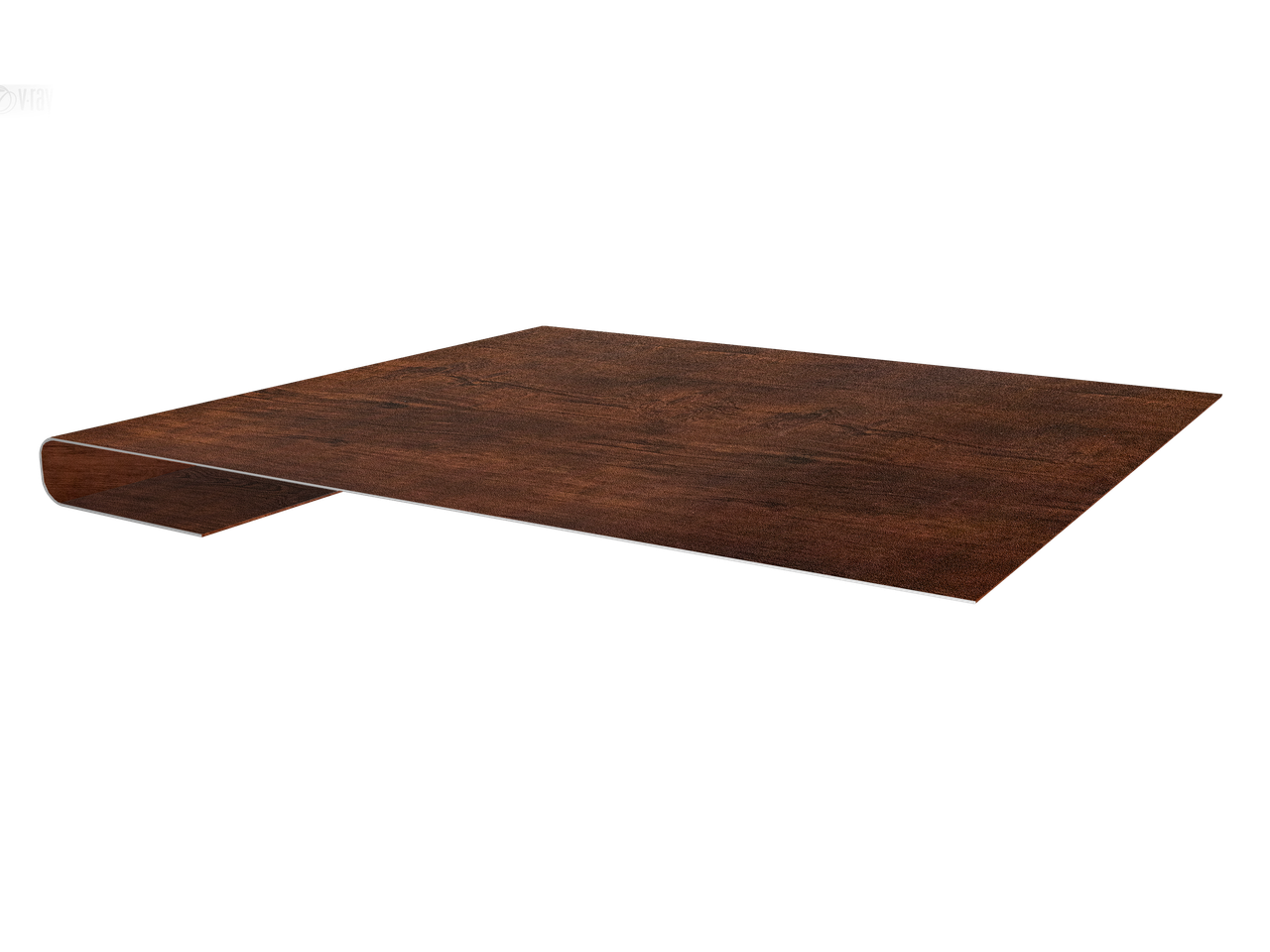 Планка завершающая 0,45 Print-Double Premium Cherry Wood Dark F (3м)