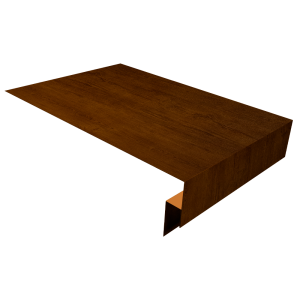Планка околооконная сложная 250х50х18 (j-фаска) 0,4 Print Premium Golden Wood Intense FTC (3м)