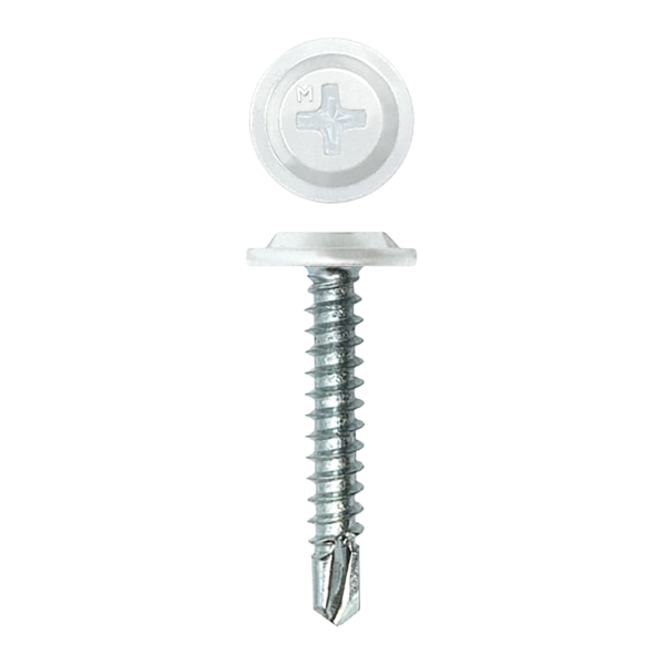 Саморез ПШС Daxmer Pro 4,2х25 (500 шт) шлиц PH2 RAL 9003