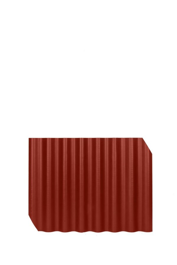 Черепица фиброцементная Тисма 40/150-8-865х1130х5,8 красный