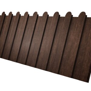 Профнастил С8A v01 фигурный 0,45 Print-Double Premium Antique Wood