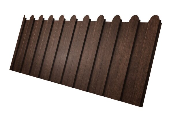 Профнастил С8A v01 фигурный 0,45 Print-Double Premium Antique Wood