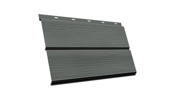 ЭкоБрус new 3D 0,45 PE с пленкой RAL 7005 мышино-серый