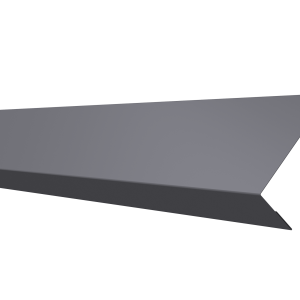 Ламель лицевая 50 забора жалюзи Texas 0,45 PE с пленкой RAL 7004 сигнальный серый