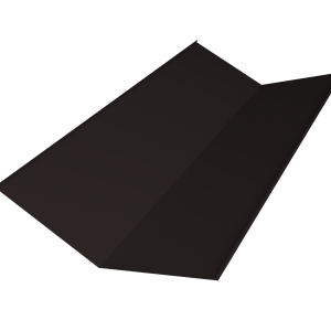 Планка ендовы нижней 300х300 0,5 Velur X RAL 9005 черный (3м)