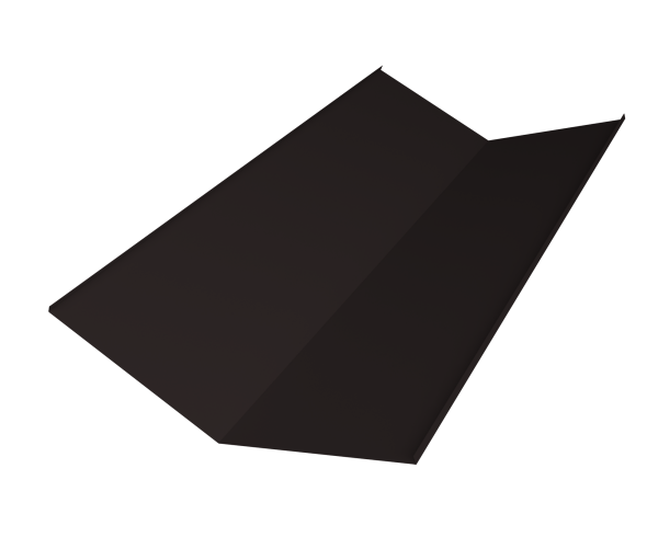Планка ендовы нижней 300х300 0,5 Velur X RAL 9005 черный (3м)