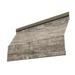 Ламель забора жалюзи Milan Slim 0,45 Print Elite Nordic Wood TwinColor