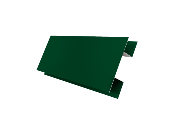 Планка H-образная Экобрус 0,45 Drap TR RAL 6005 зеленый мох (3м)